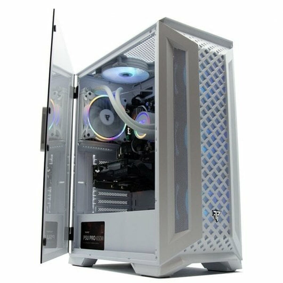 Блок полубашня ATX Galileo Tempest TP-ATX-CS-MIWH Белый-2