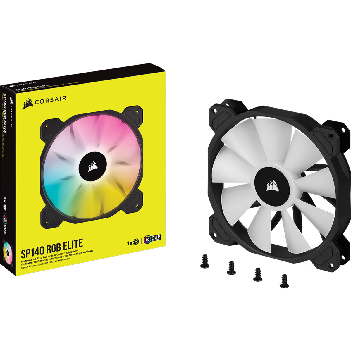 Вентилятор в корпусе Corsair SP140 RGB ELITE-2