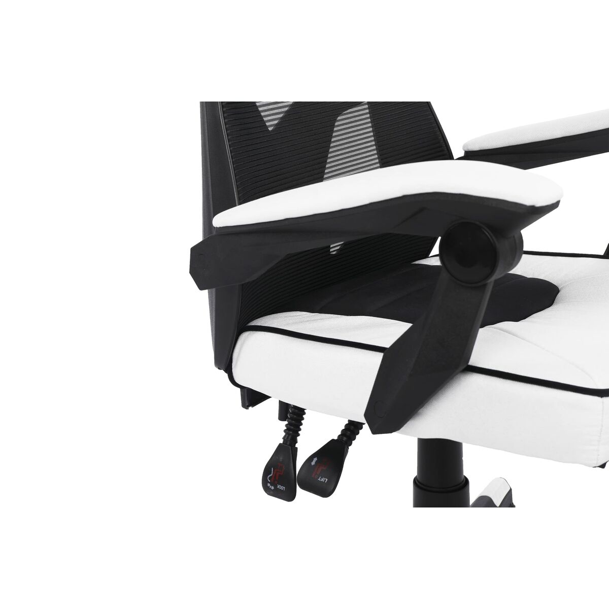 Стул Gaming Newskill Eros Белый Чёрный Черный/Белый-2