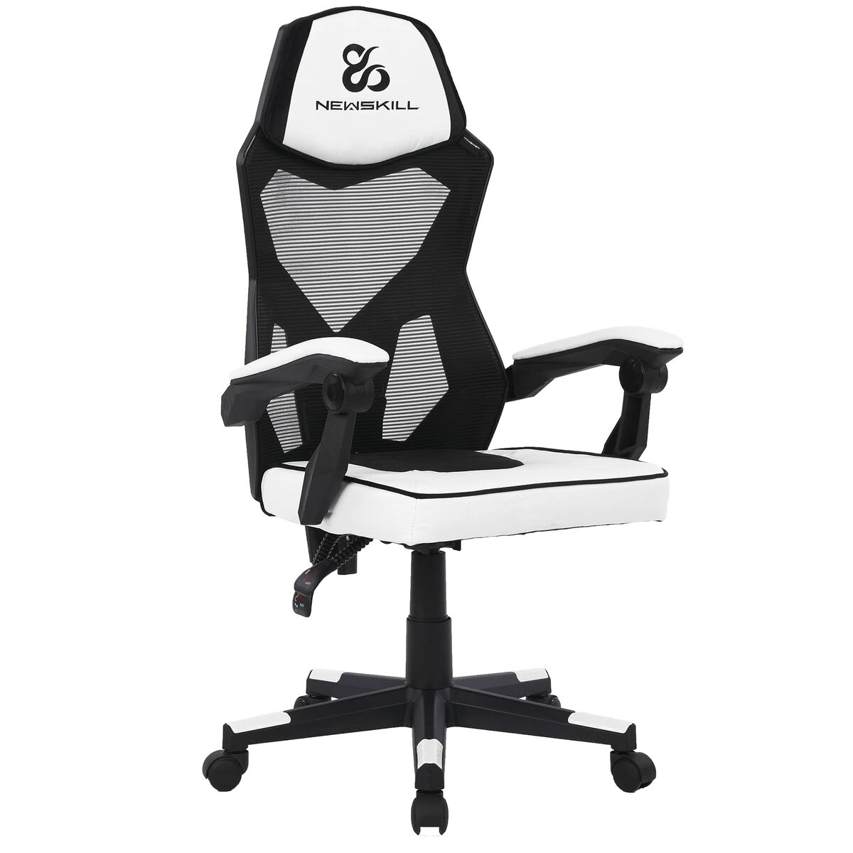 Стул Gaming Newskill Eros Белый Чёрный Черный/Белый-4
