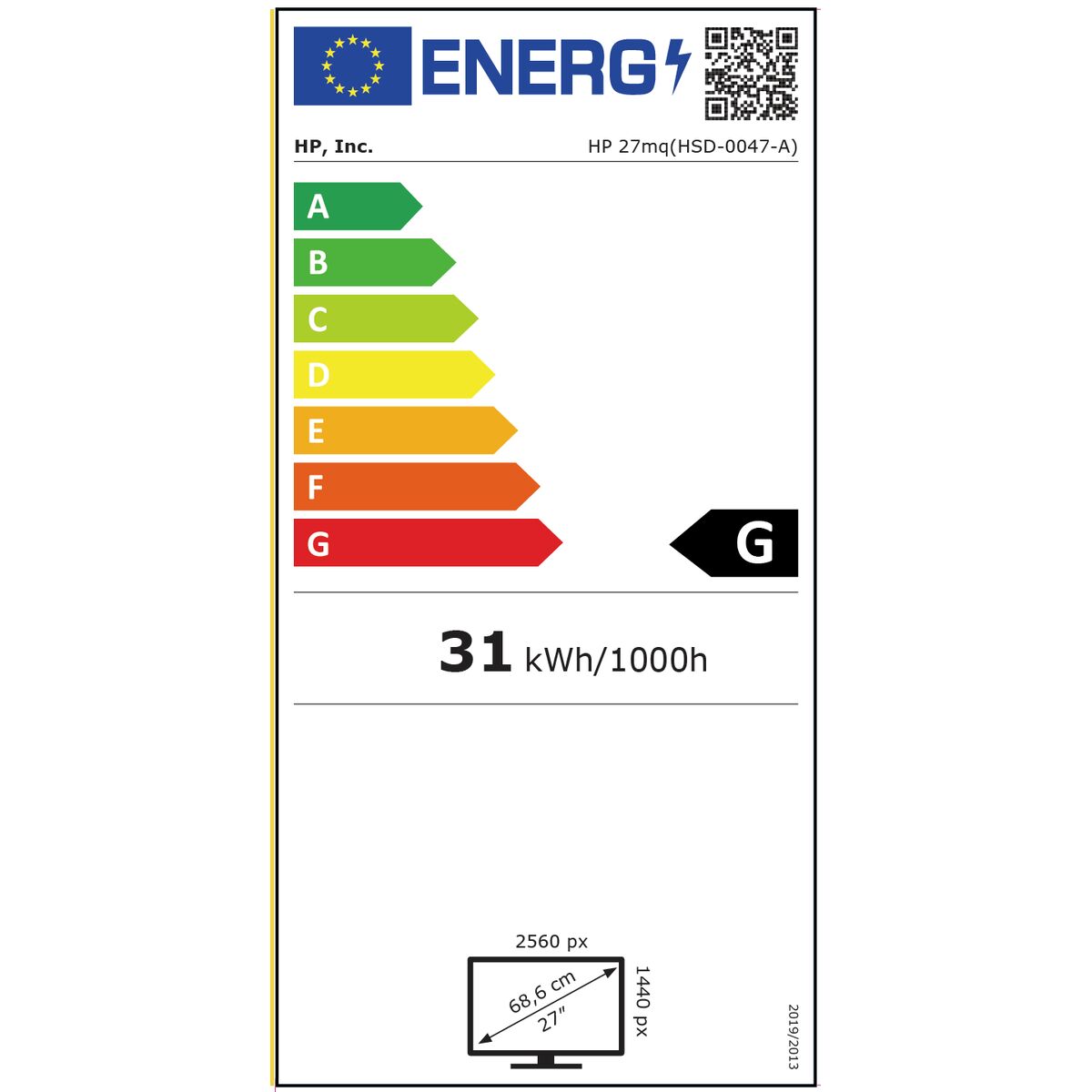 Монитор HP 27mq IPS LED-5
