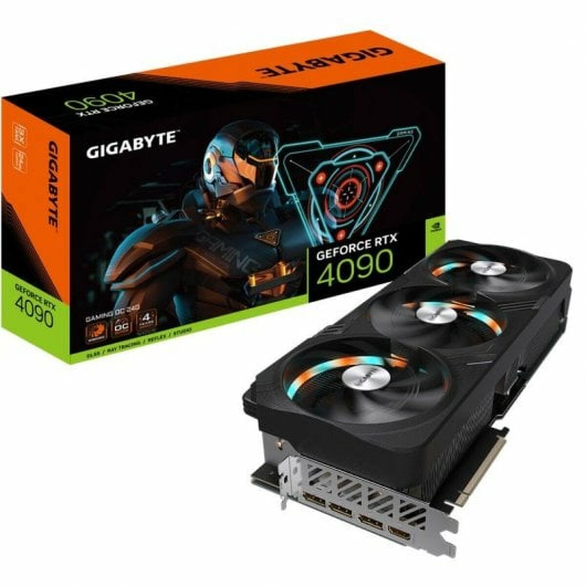 Графическая карта Gigabyte GeForce RTX 4090 GAMING OC 24G 24 GB GDDR6 NVIDIA GeForce RTX 4090-3