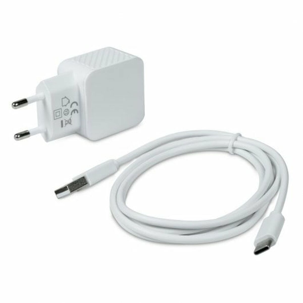 Ağ Şarj Cihazı + USB A Kablo - USB C Nacon