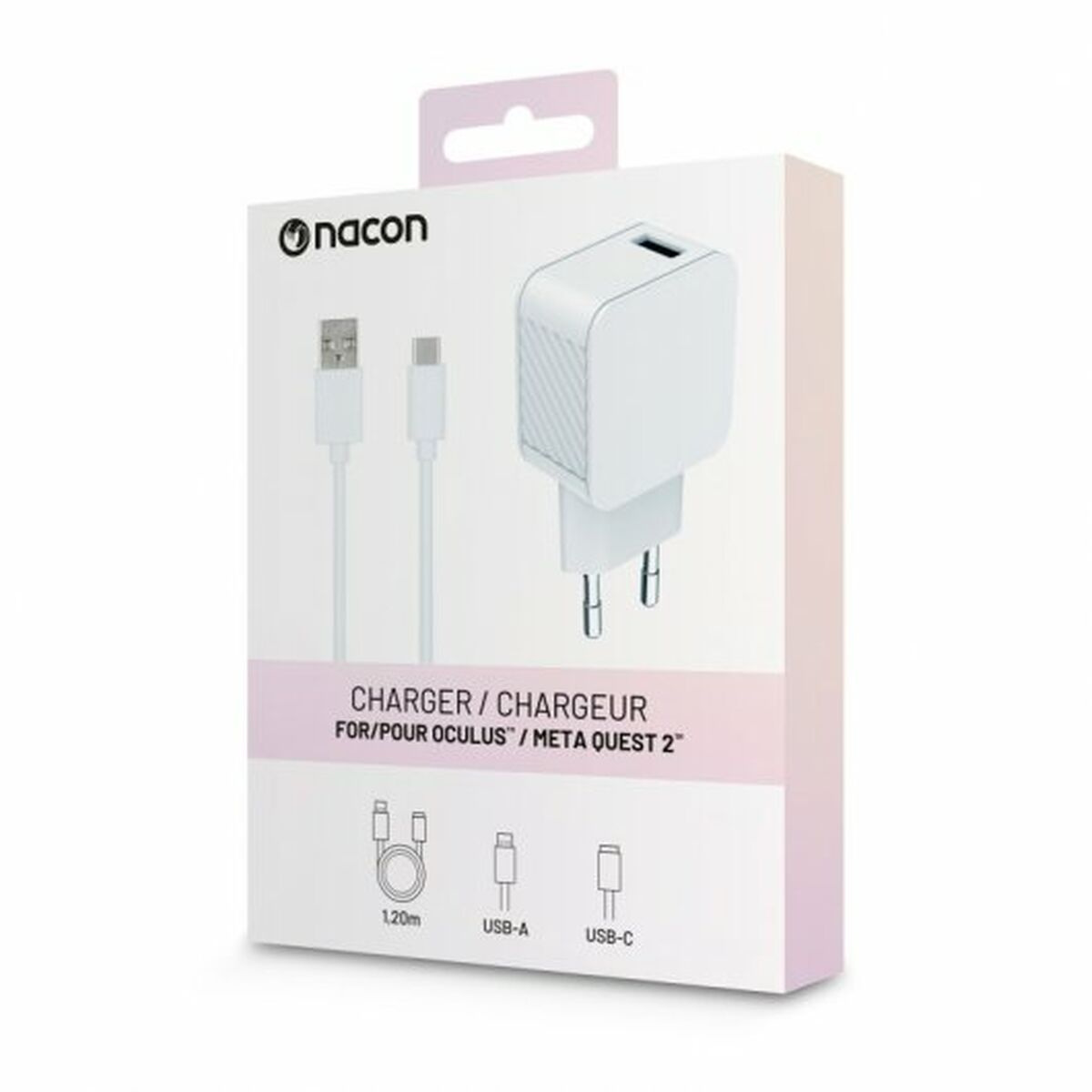 網絡充電器+USB A電纜-USB C Nacon-3