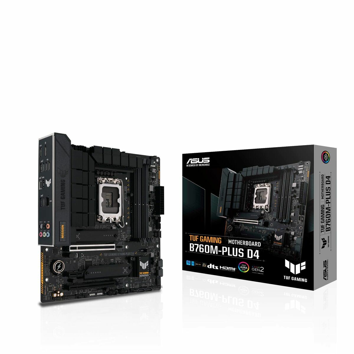 Материнская плата Asus TUF GAMING B760M-PLUS D4 Intel Intel B760 LGA 1700-5