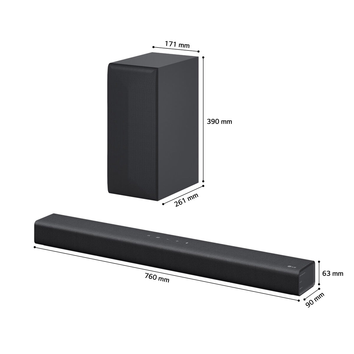Беспроводный саундбар LG S60Q-2