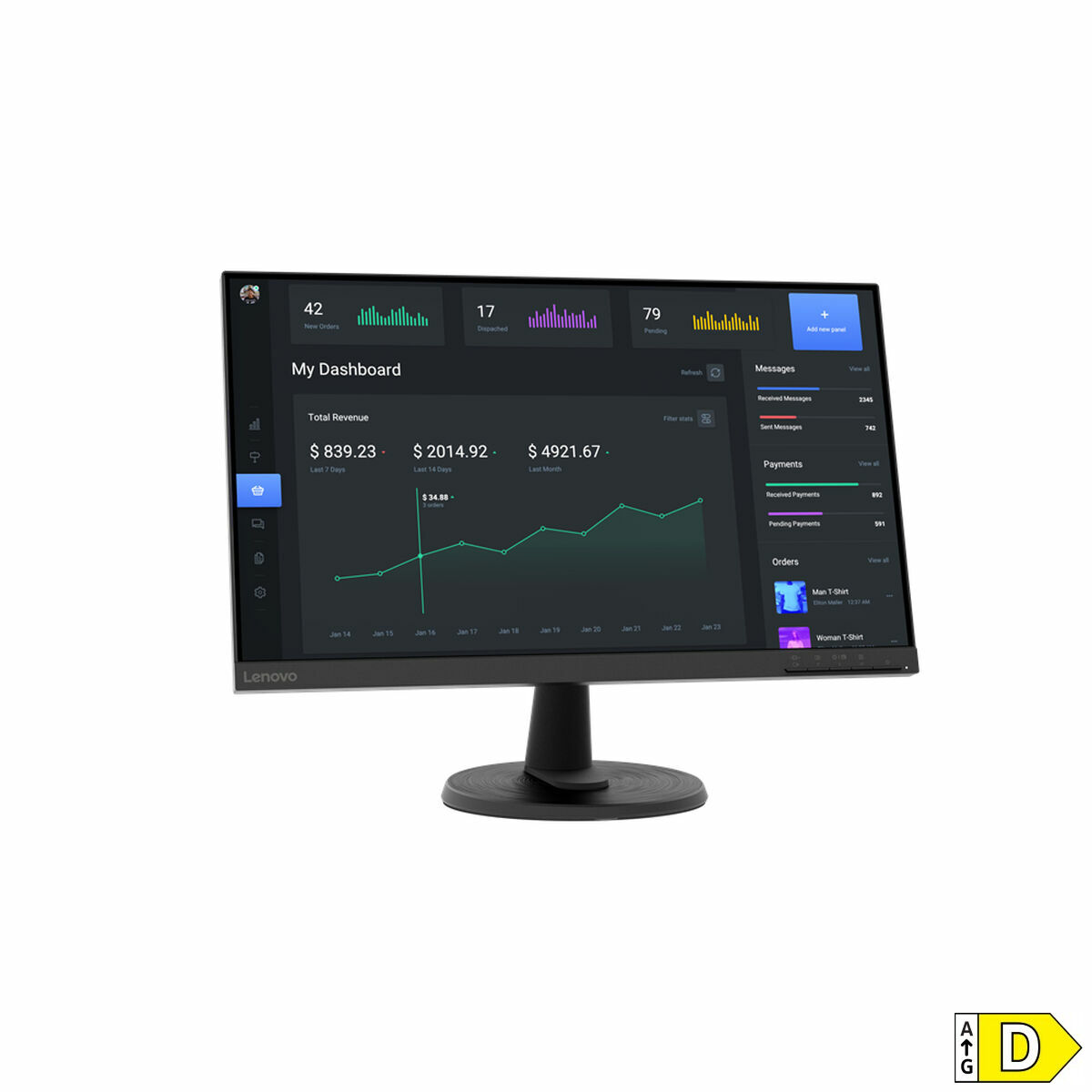 Монитор Lenovo D24-40-2