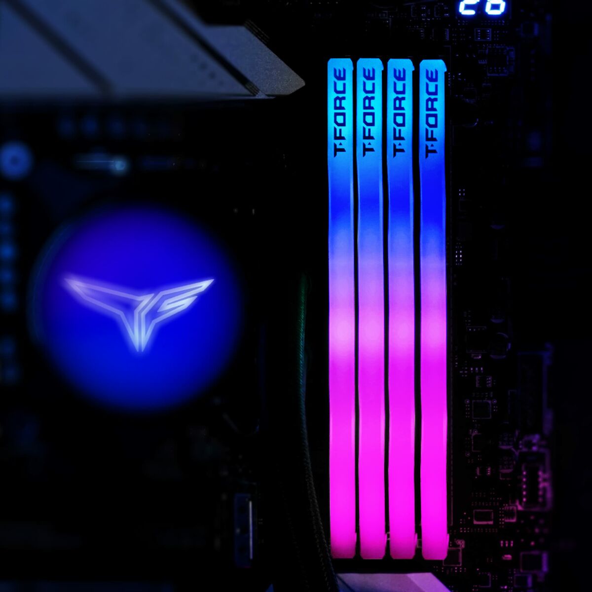 Память RAM Team Group FF4D564G6000HC38ADC01 2 x 32 GB Белый-4