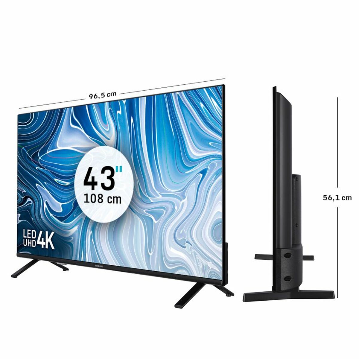 Smart TV Nilait Prisma 43UB7001S 4K Ultra HD 43-5