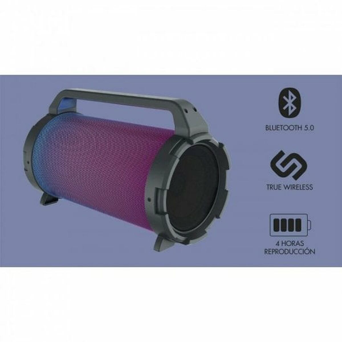 Портативный Bluetooth-динамик Avenzo AV-SP3301B Чёрный-5