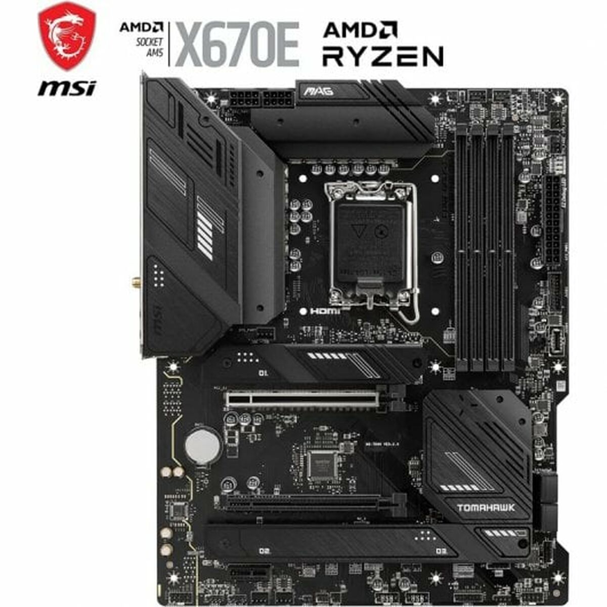 Материнская плата MSI MAG X670E TOMAHAWK WIFI AMD AMD X670 AMD AM5-7