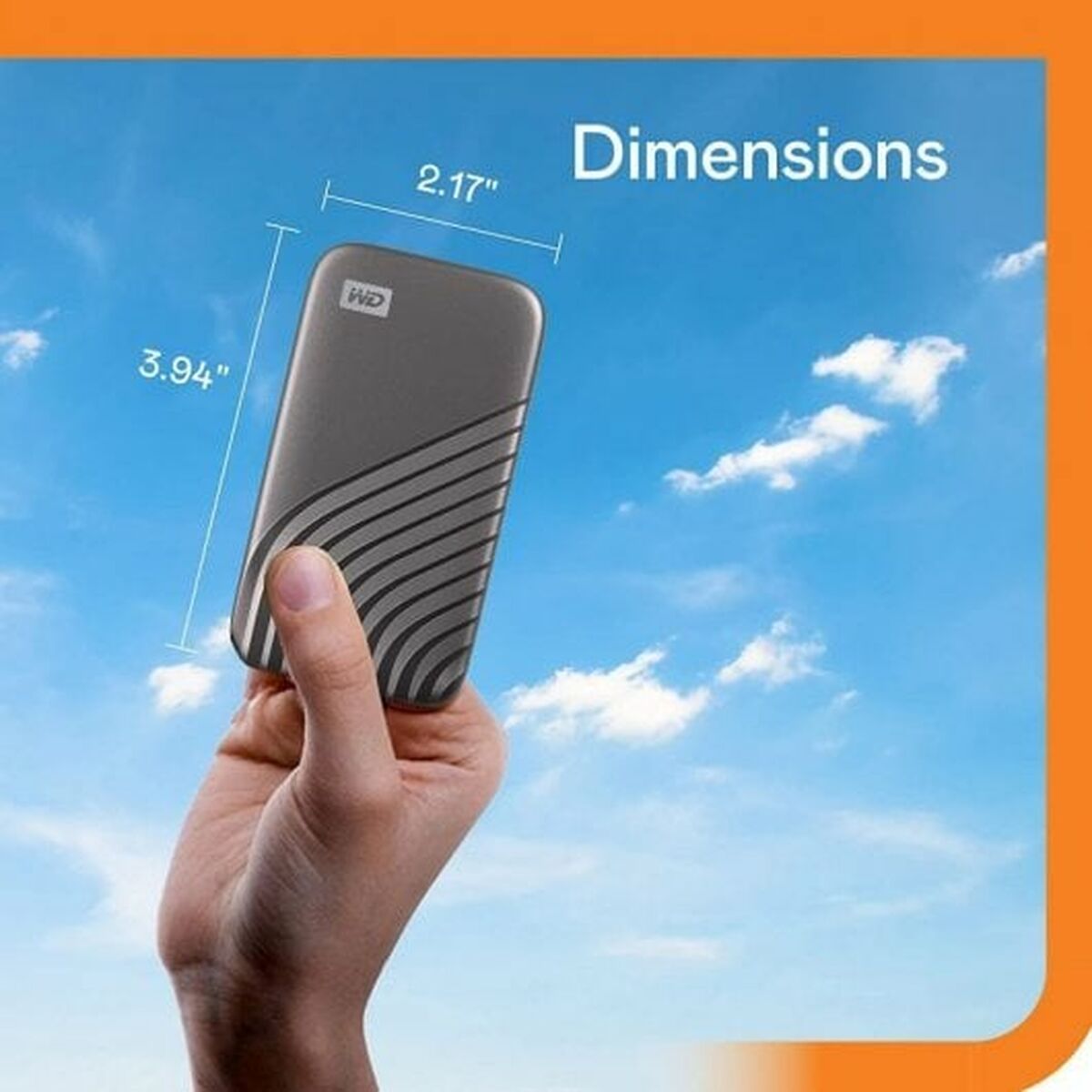 Внешний жесткий диск Western Digital My Passport 1 TB SSD-2