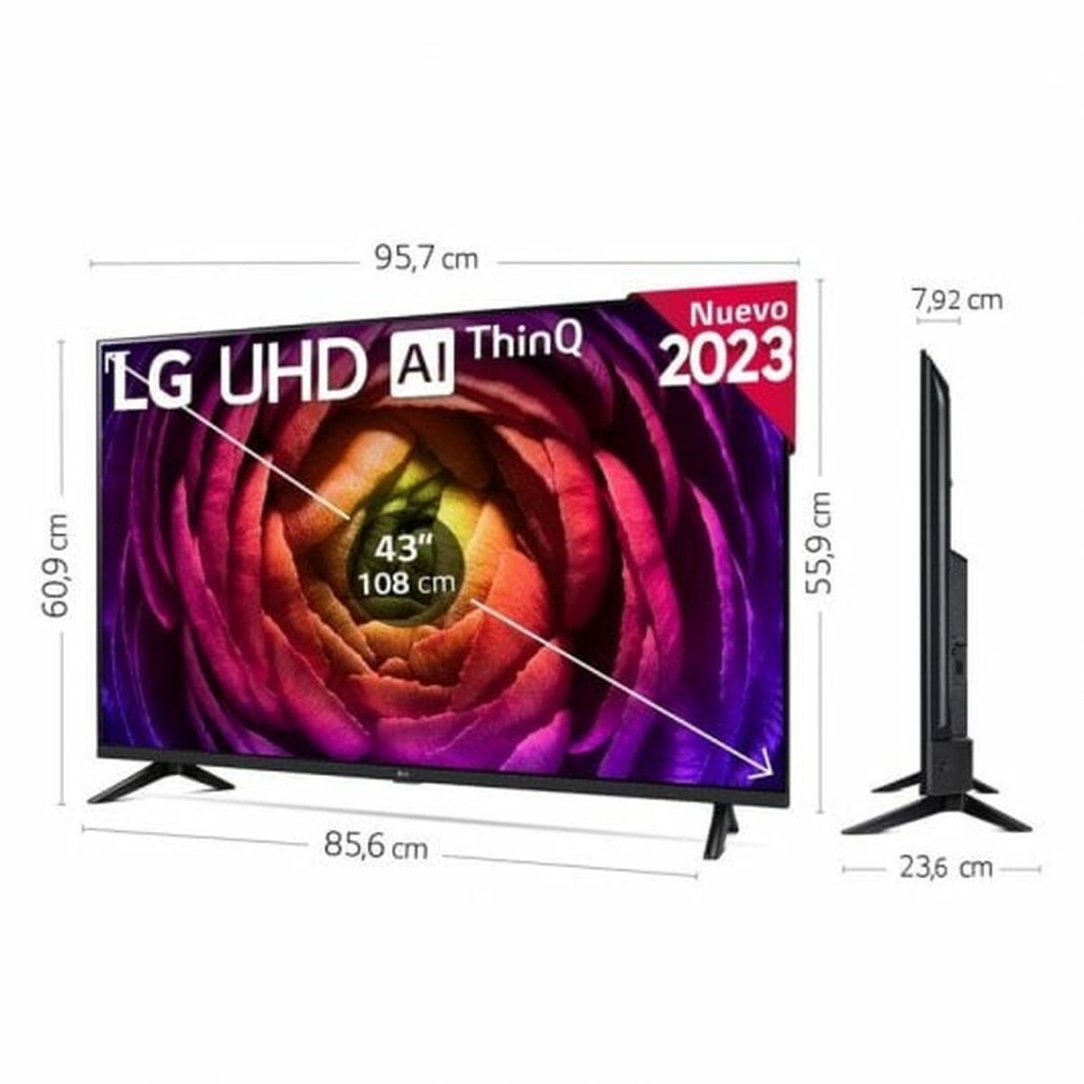 Smart TV LG 43UR73006LA 4K Ultra HD 43 LED Wi-Fi-5