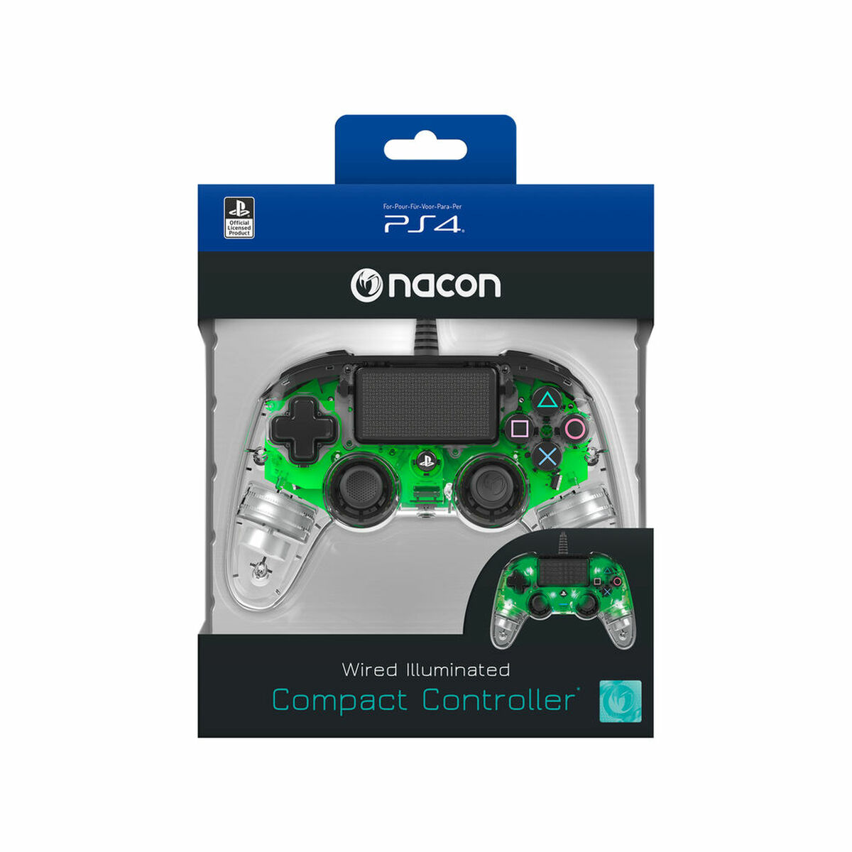 Play Station 4 Nacon PS4OFCPADCLGREEN用Dualshock 4 V2リモコン-3