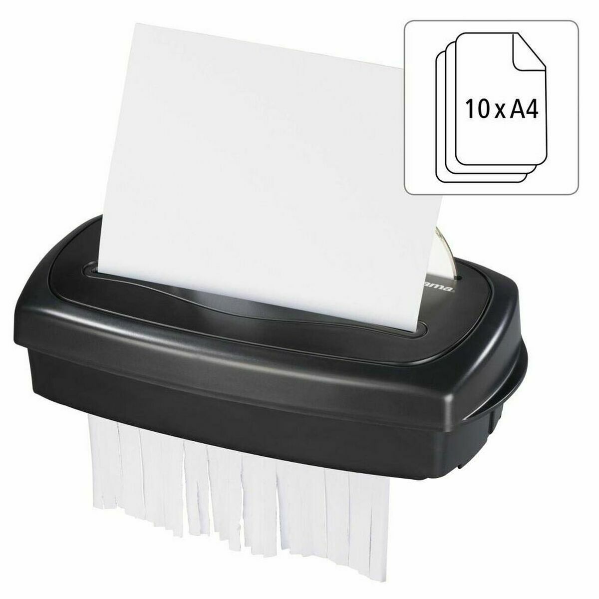 Шредер для бумаги Hama Home X10CD Чёрный 15 L-2