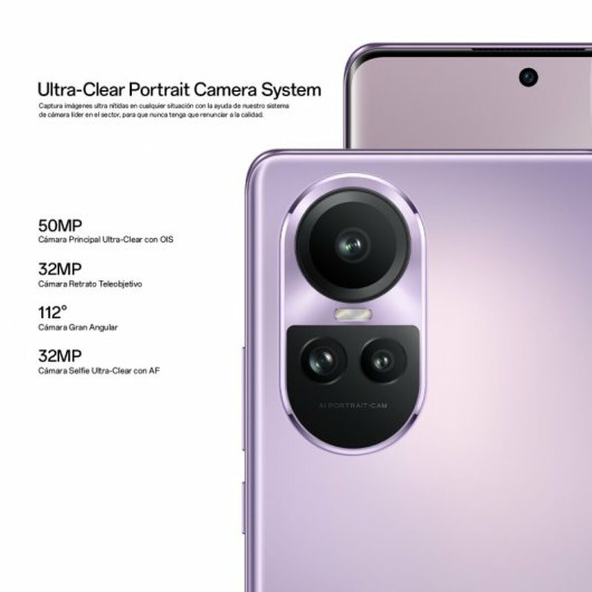 Oppo OPPO Reno10 Pro 5G 6,7 256 GB 12 GB RAM Octa Core Snapdragon 778G Purple Purple-6
