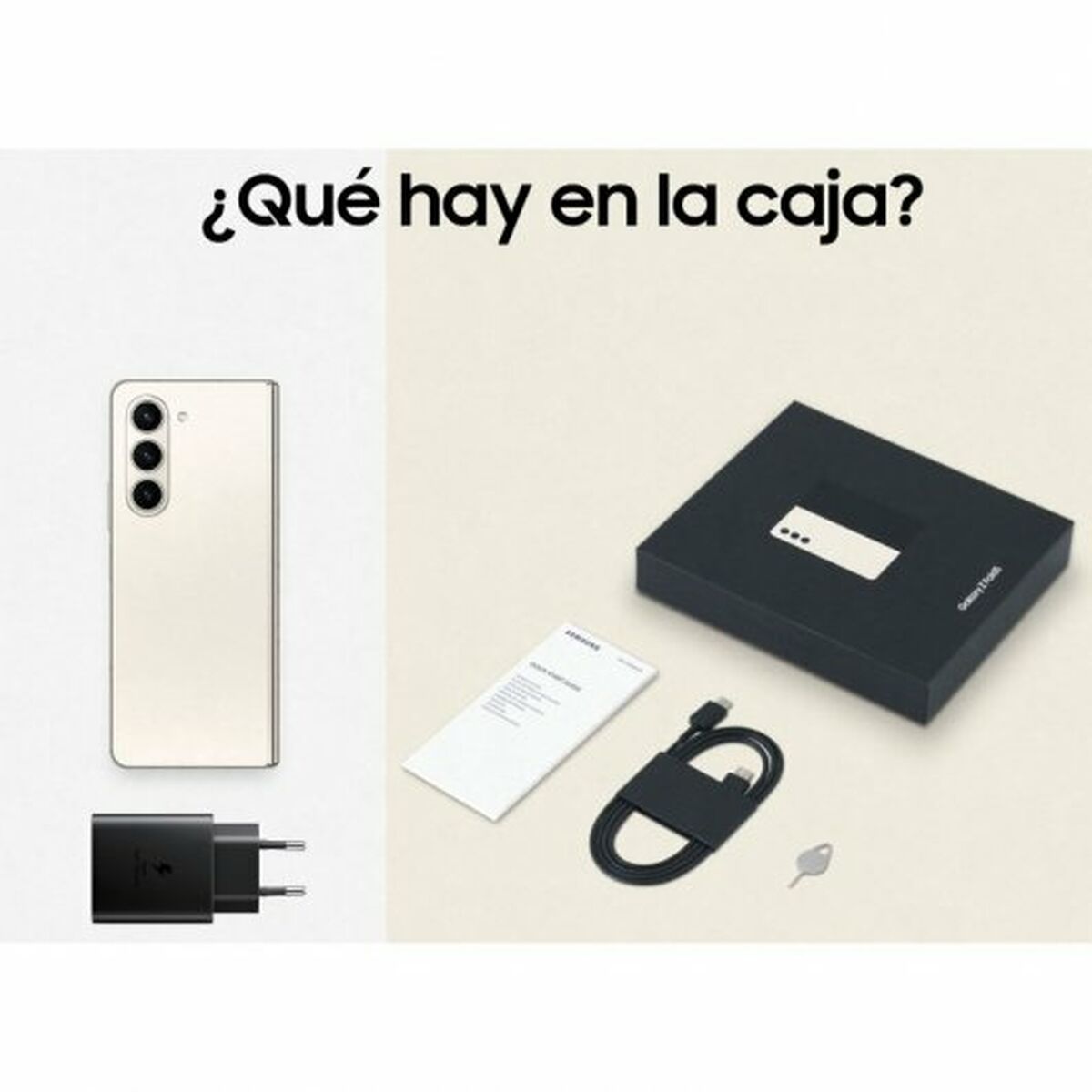 Samsung Galaxy Z Fold5 სმარტფონები კრემის 256 GB Octa Core 12 GB RAM 76-7