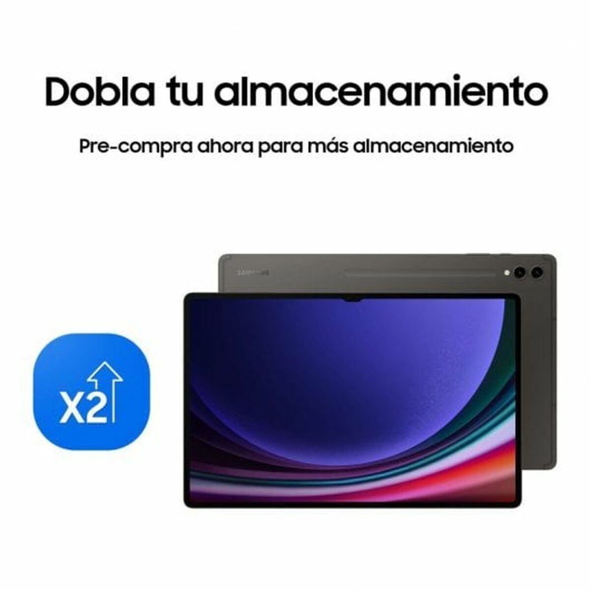Tableta Samsung Galaxy Amb S9 + 5G 12,4 256 GB Gris-2