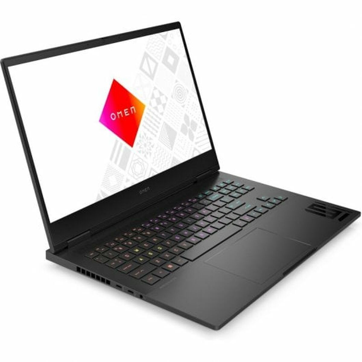 HP OMEN 게임 노트북 16-xf0016ns 16. 1 32GB RAM 1 TB SSD Nvidia Geforce RTX 4070 스페인어 Qwerty AMD Ryzen 9 7940HS-8