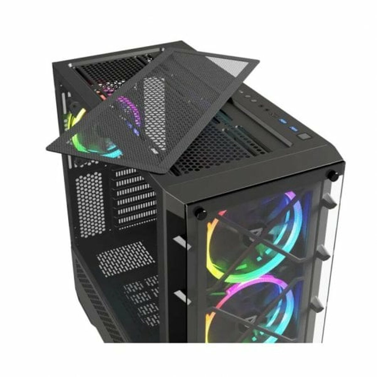 Блок полубашня ATX Galileo Nfortec Draco Чёрный-6