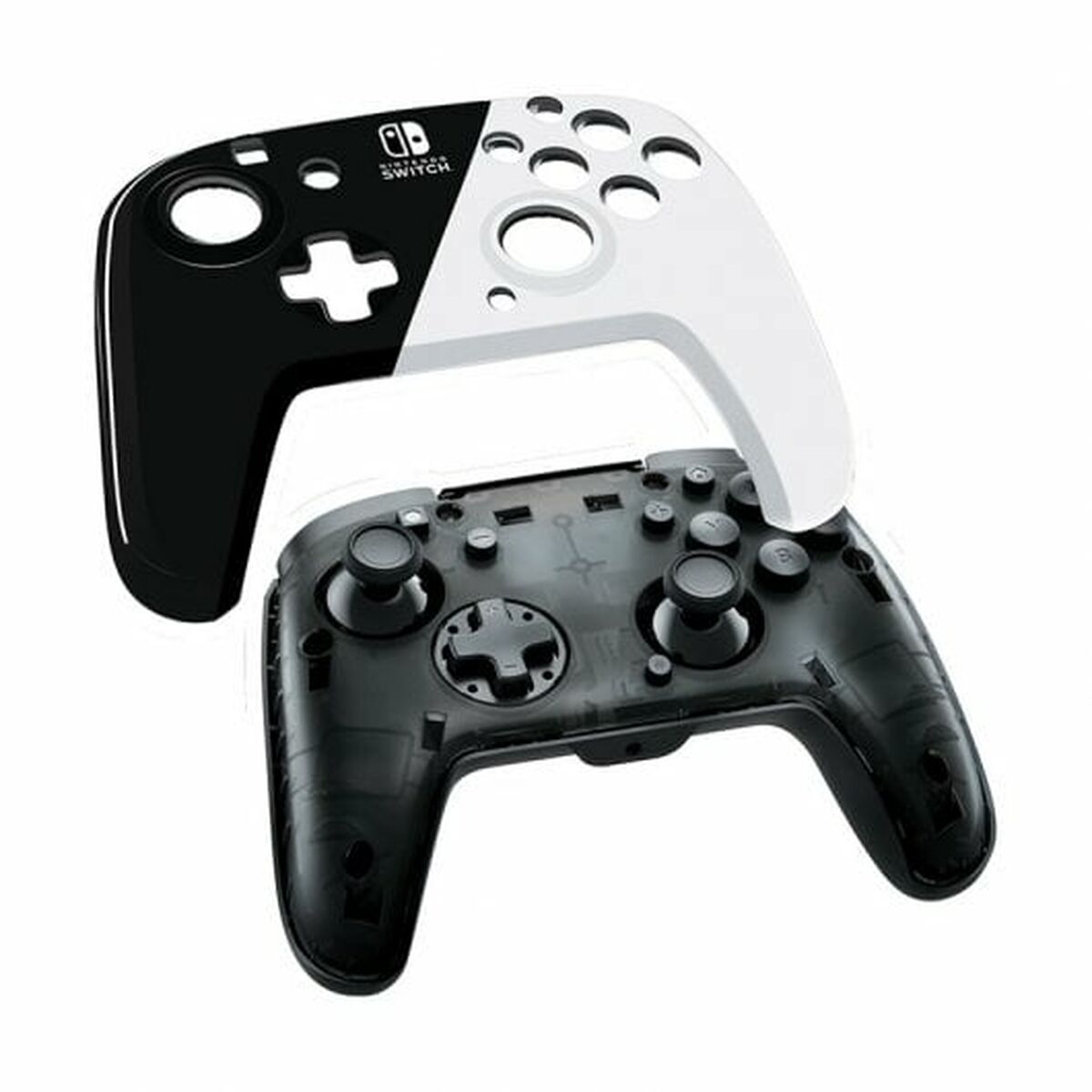 PDP Faceoffデラックスオーディオゲームコンソールブラック/ホワイトニンテンドースイッチ-3