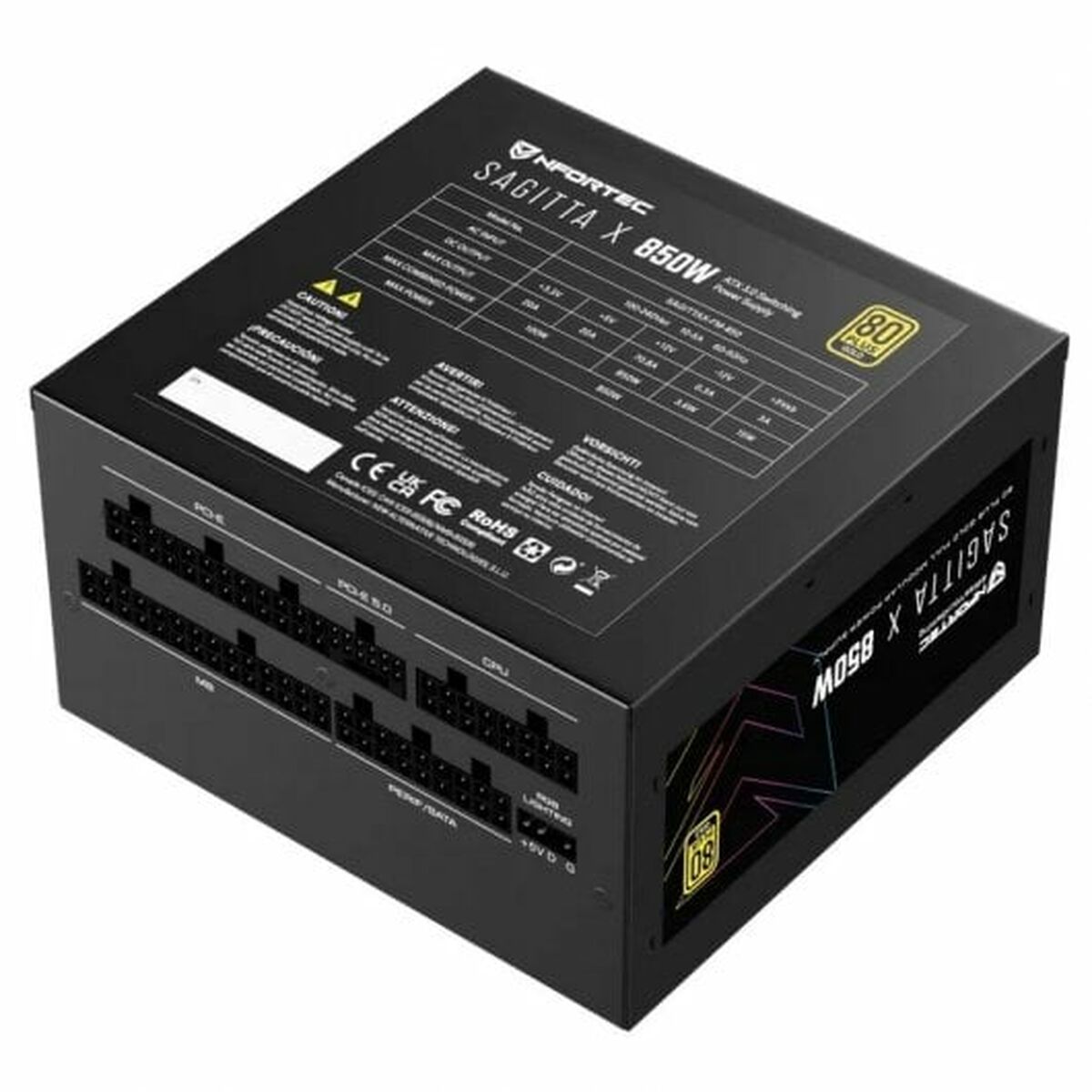 Источник питания Nfortec Sagitta X модульная 850 W 80 Plus Gold-2