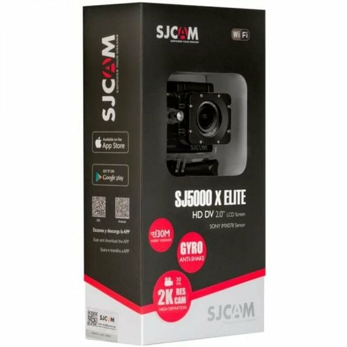 Спортивная камера с аксессуарами SJCAM SJ5000X Elite Чёрный-2