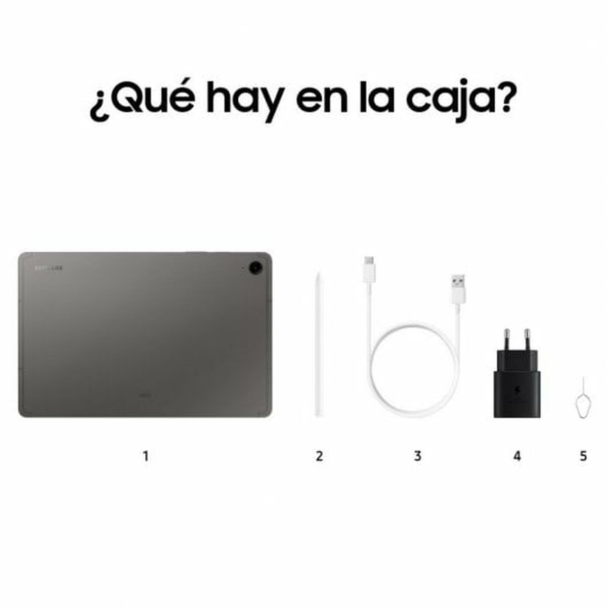 سامسونگ Galaxy Tab S9 FE 1 TB Tablet 128 گیگابایت خاکستری-7