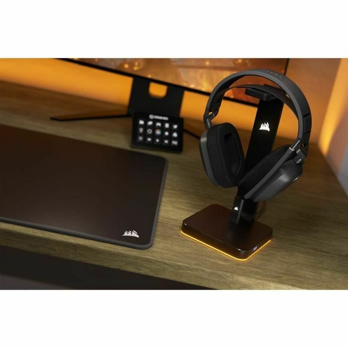 Наушники с микрофоном Corsair CA-9011295-EU Чёрный Серый Разноцветный-6