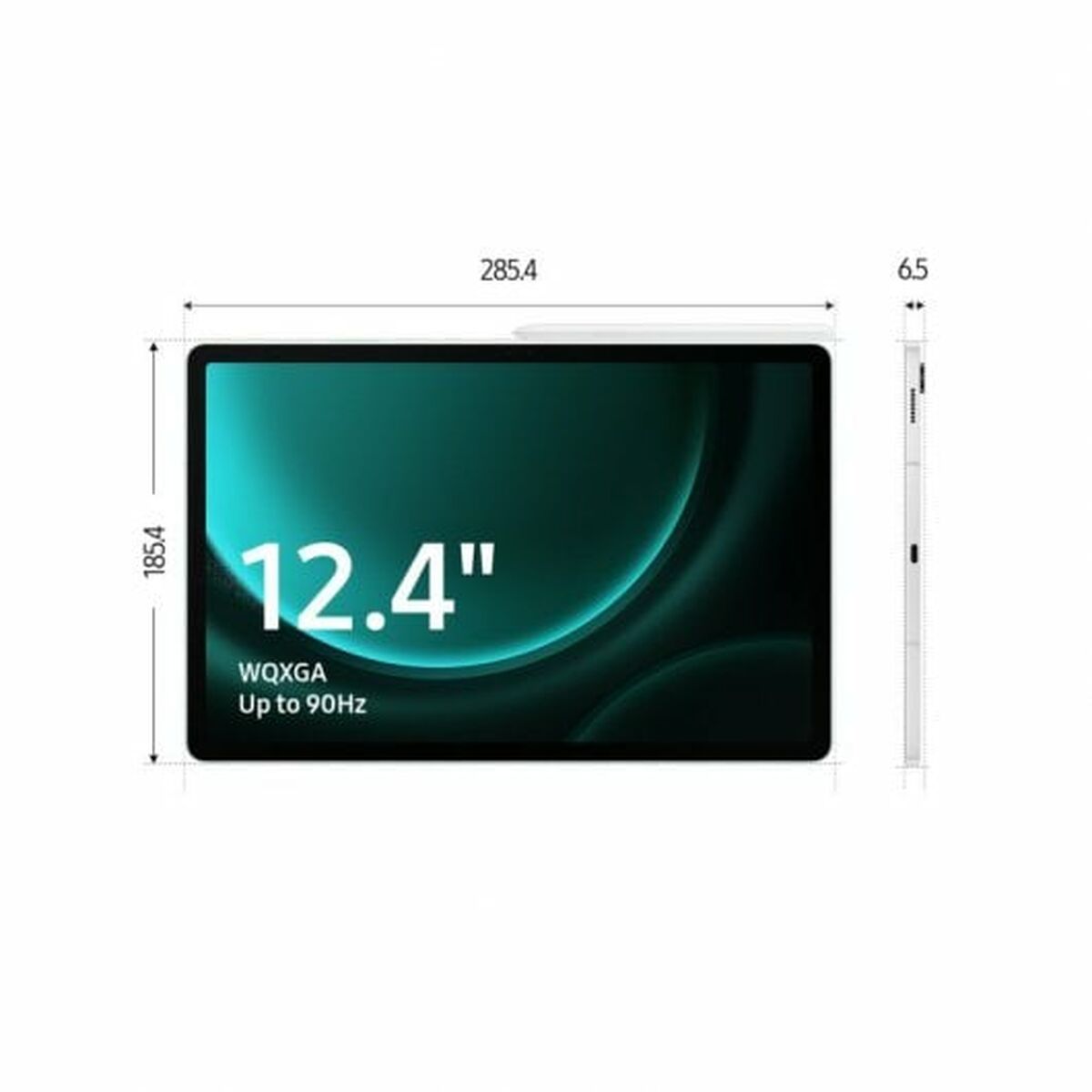 سامسونگ Galaxy Tab S9 FE + 12. 4 128 گیگابایت قرص خاکستری-5