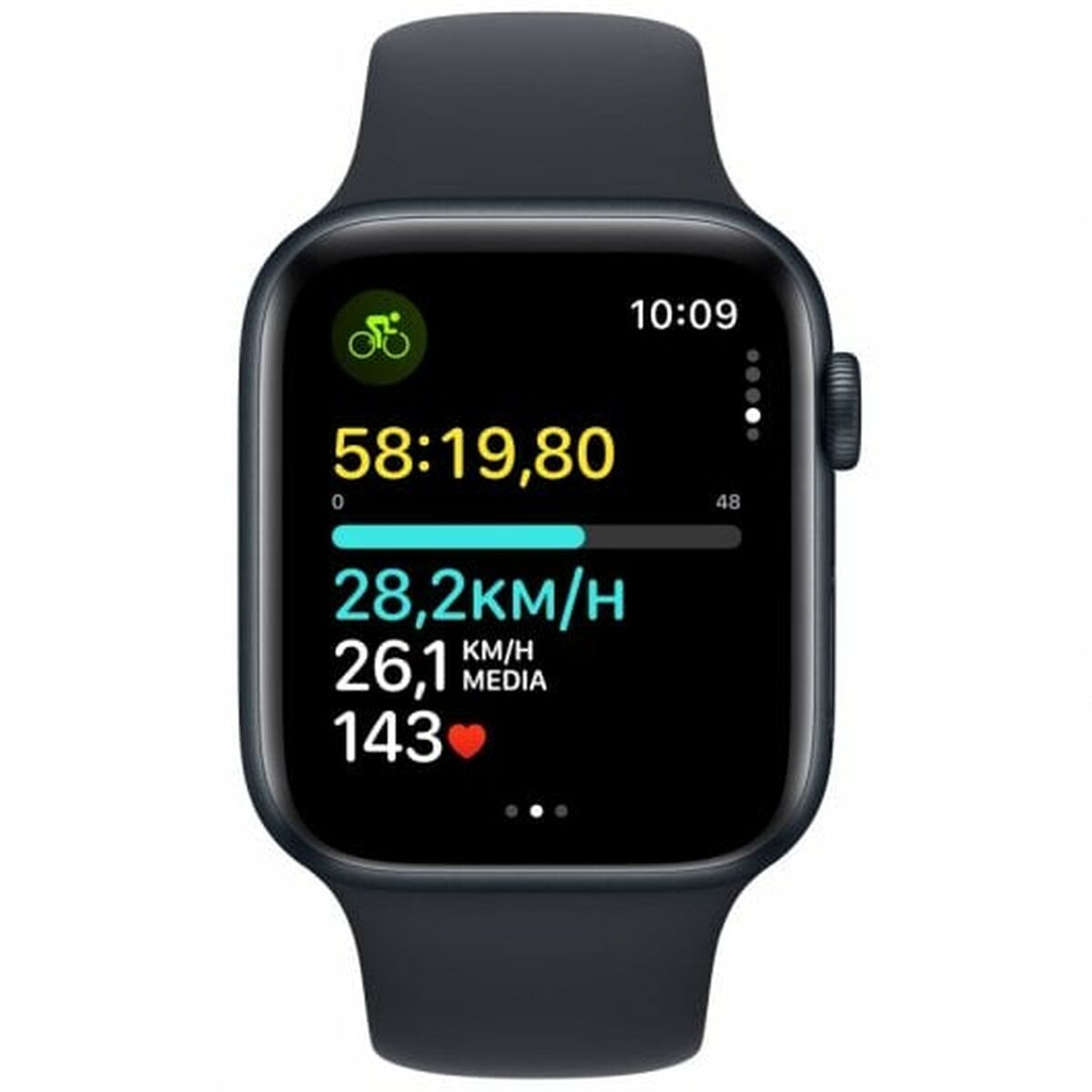 Умные часы Watch SE Apple MRH53QL/A Чёрный 44 mm-6