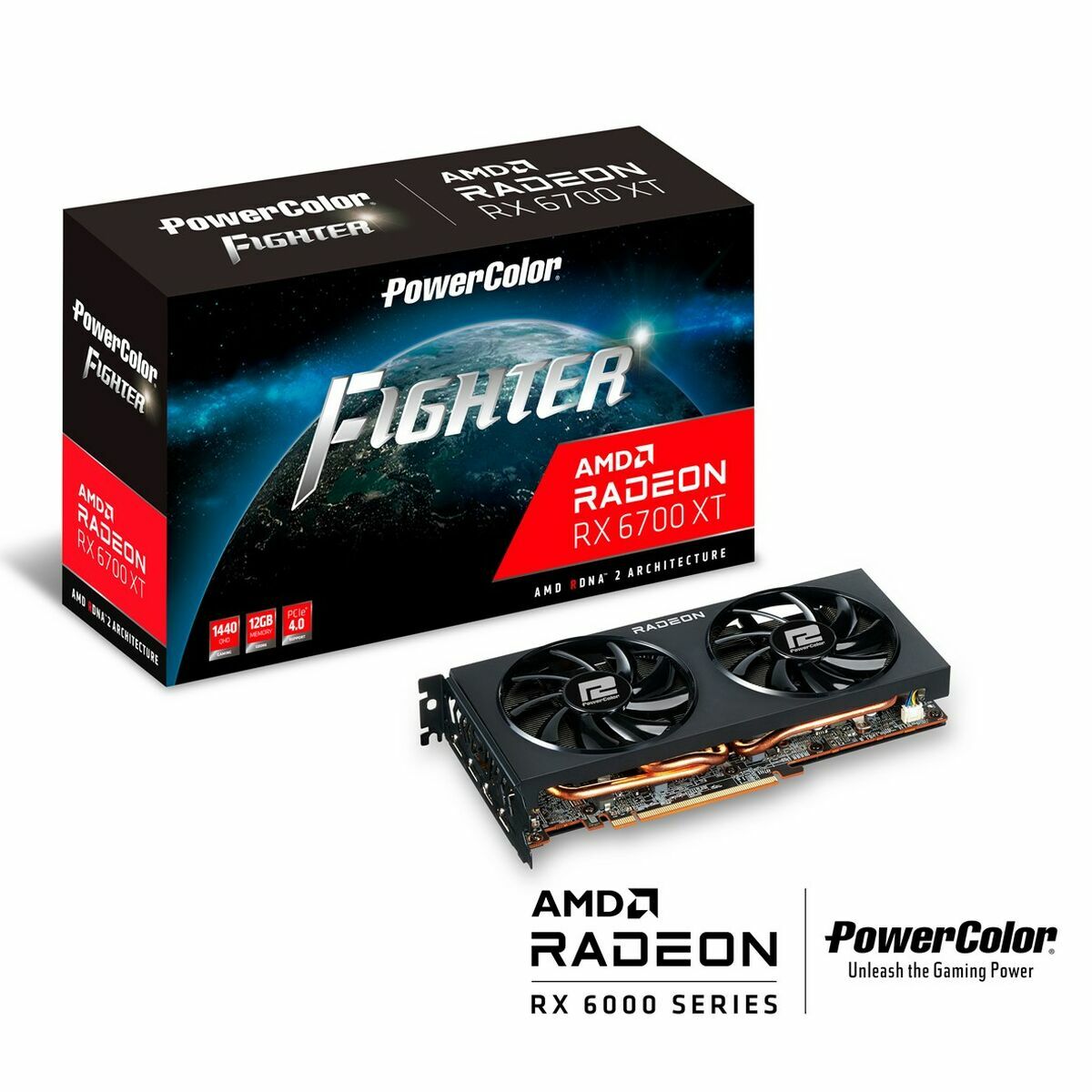 Графическая карта Powercolor AMD Radeon RX 6700XT 12 GB GDDR6-3