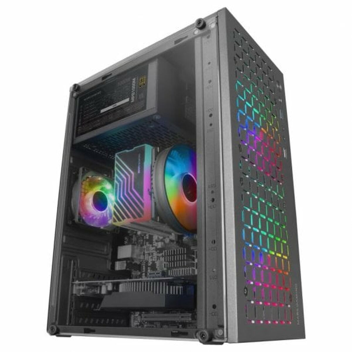 Блок полубашня ATX Galileo Mars Gaming MCCORE Чёрный-6