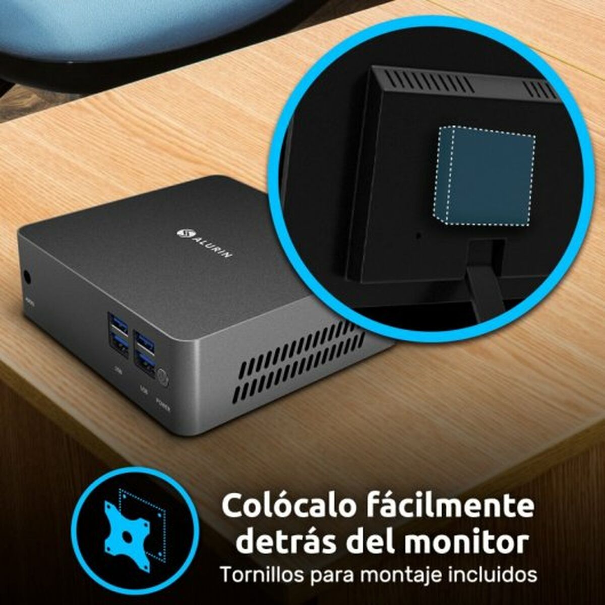 Мини-ПК Alurin Unit 8 GB RAM 1 TB-2