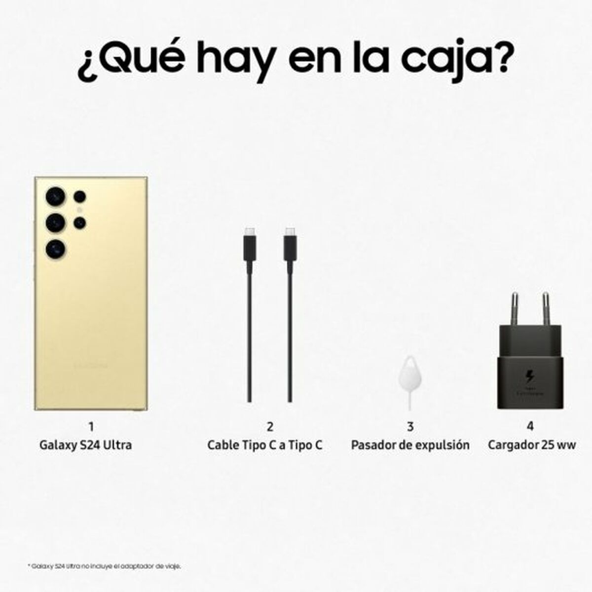 Სმარტფონები Samsung Galaxy S24 Ultra 6.7 Octa Core 256 GB ყვითელი-2