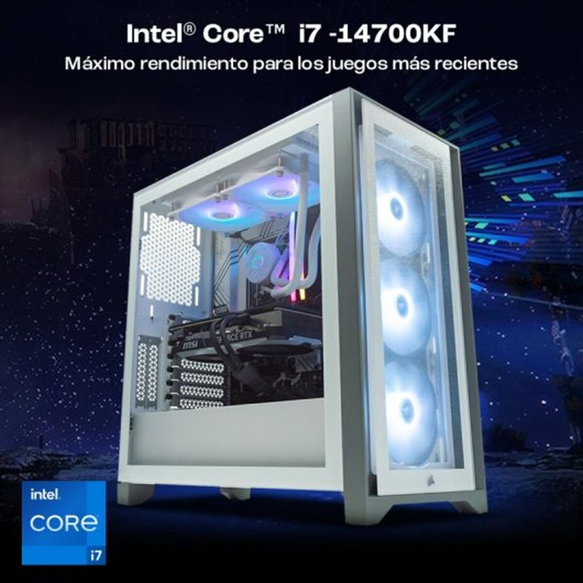Настольный ПК PcCom Imperial 32 GB RAM 2 TB SSD Nvidia Geforce RTX 4070-7