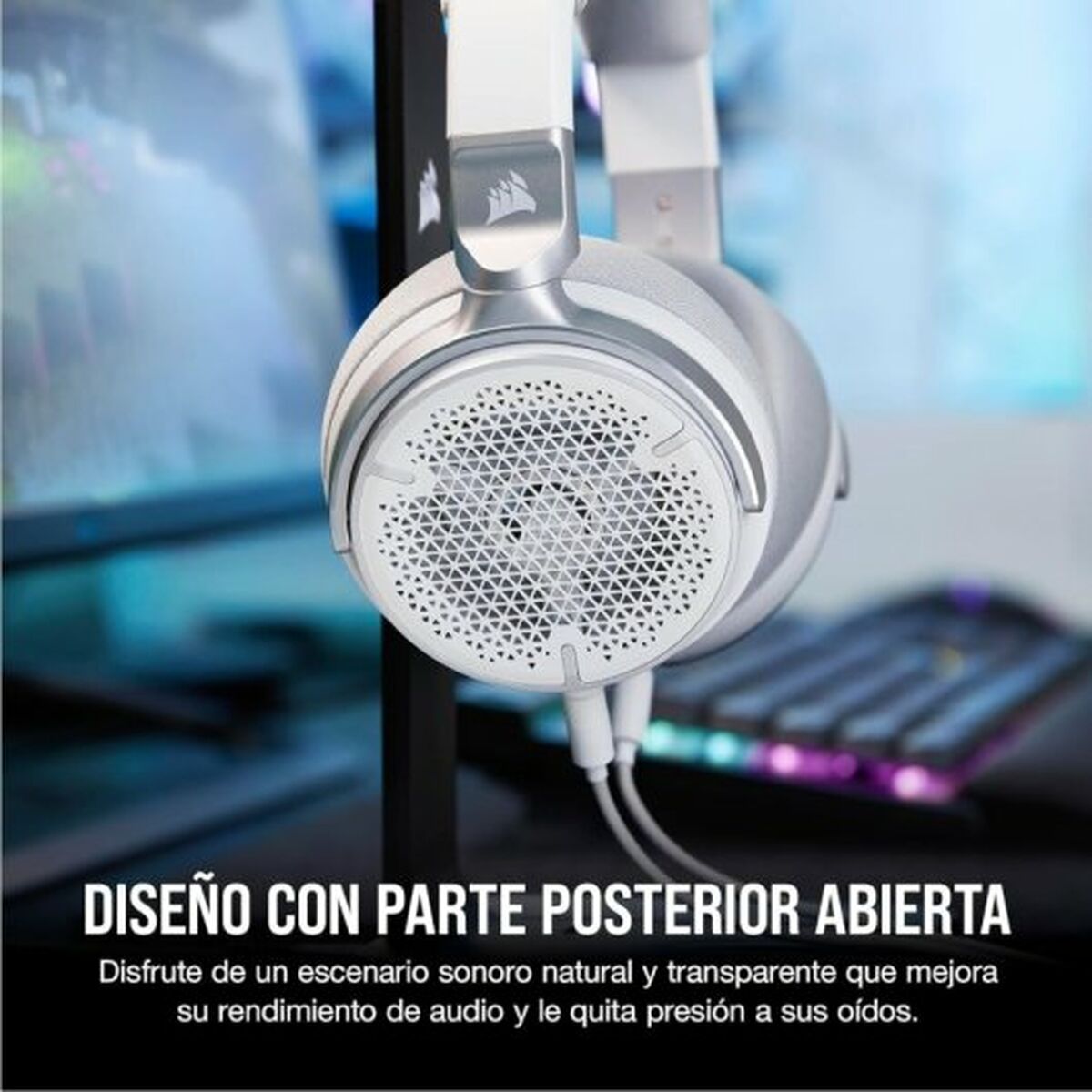 Наушники с микрофоном Corsair Virtuoso Pro Белый-3