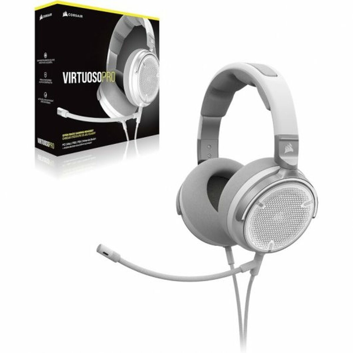Наушники с микрофоном Corsair Virtuoso Pro Белый-7