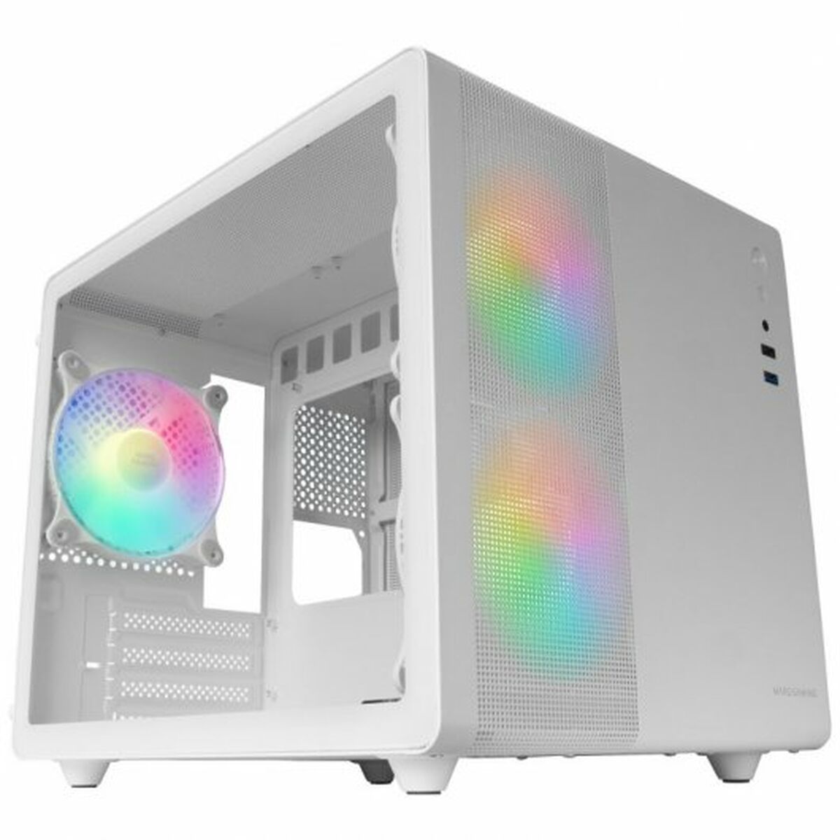 Блок полубашня ATX Galileo Mars Gaming MC-400 Белый Чёрный-5
