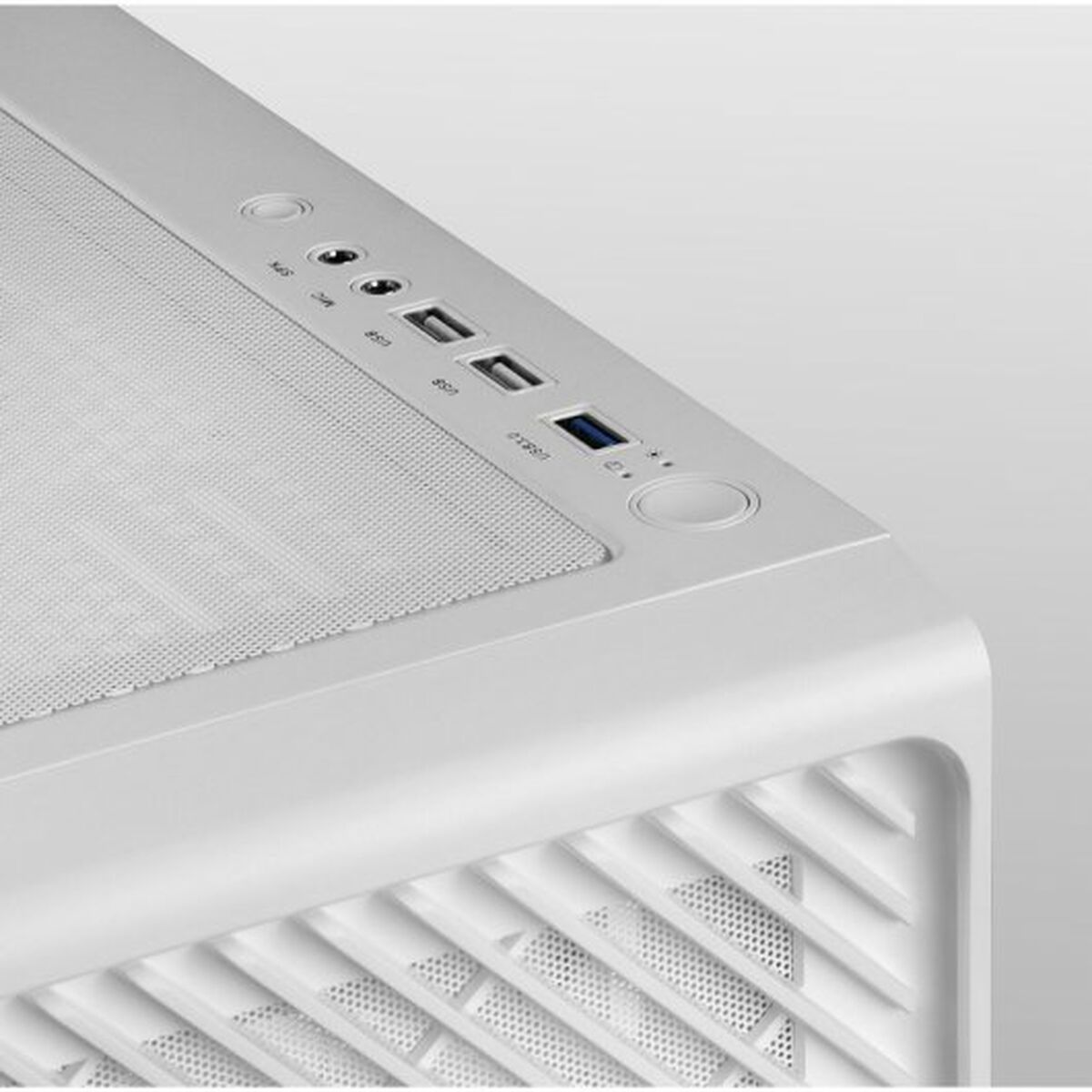 Блок полубашня ATX Galileo Mars Gaming MCFW Белый-4