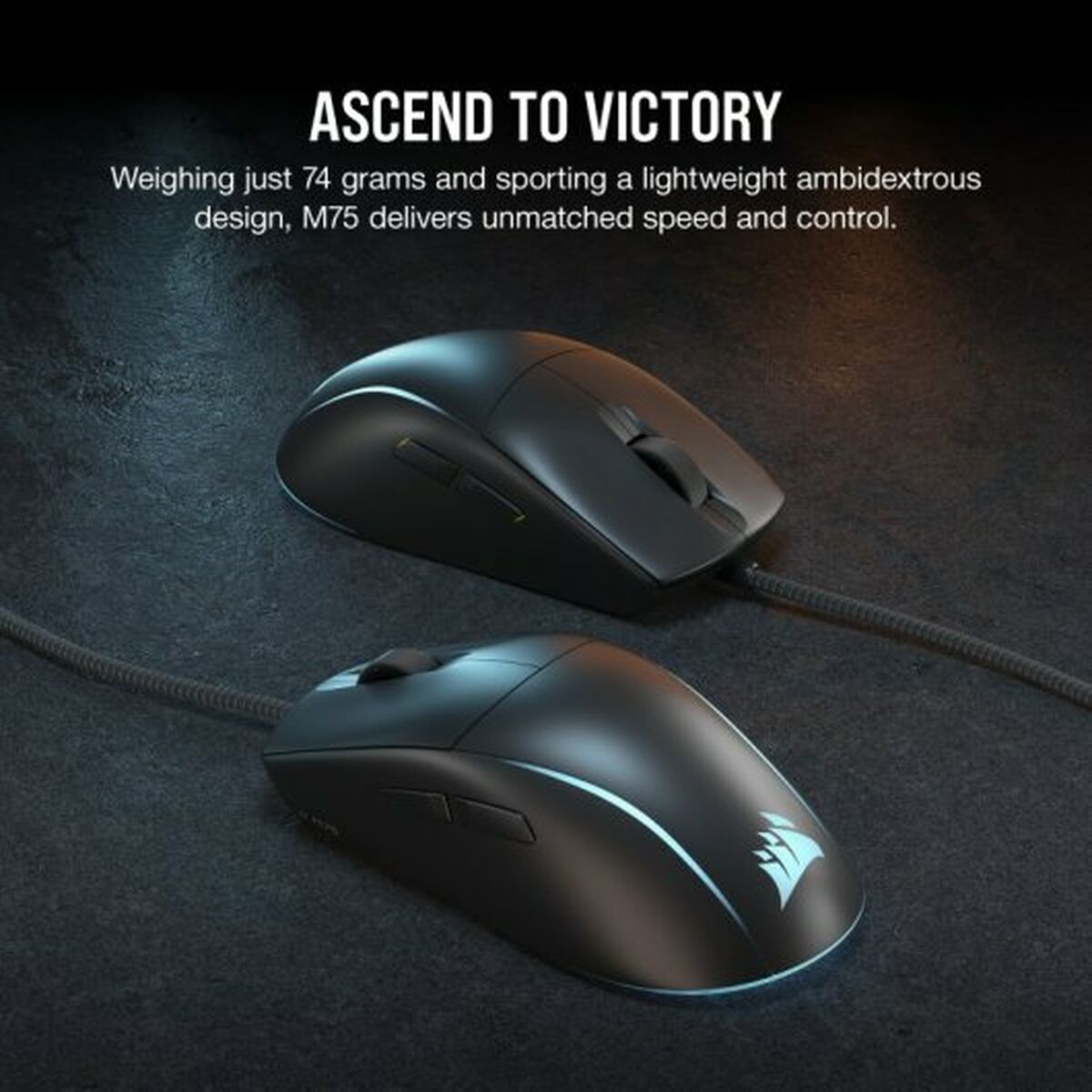 Мышь Corsair M75 Чёрный 26000 DPI-2