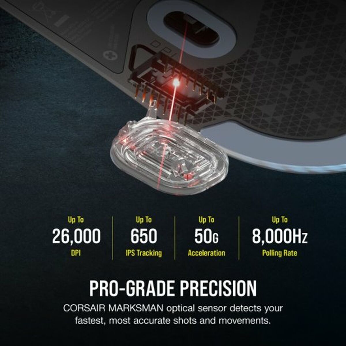 Мышь Corsair M75 Чёрный 26000 DPI-3