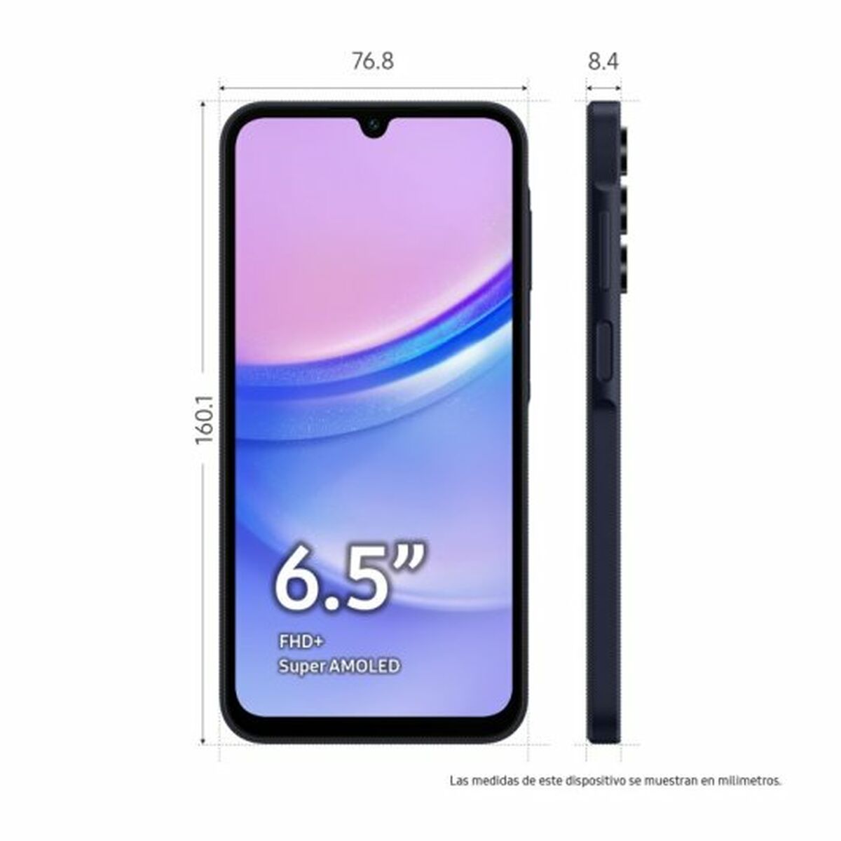 Samsung Galaxy A15 სმარტფონები 6.1 Octa Core 4 GB RAM 256 GB შავი-3