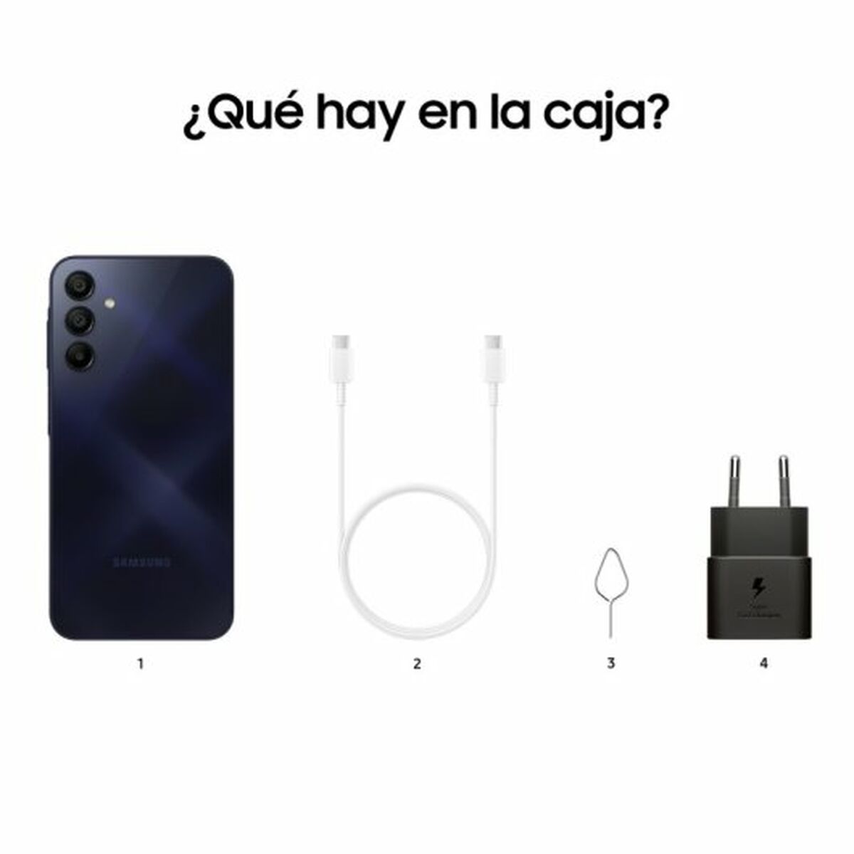 Samsung Galaxy A15 სმარტფონები 6.1 Octa Core 4 GB RAM 256 GB შავი-8