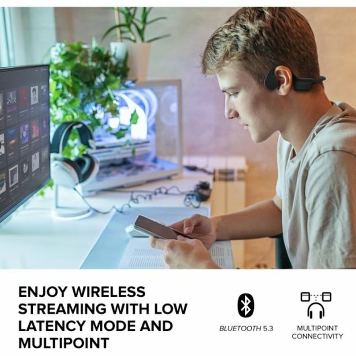 Наушники с микрофоном Creative Technology Outlier Free Mini Чёрный-4
