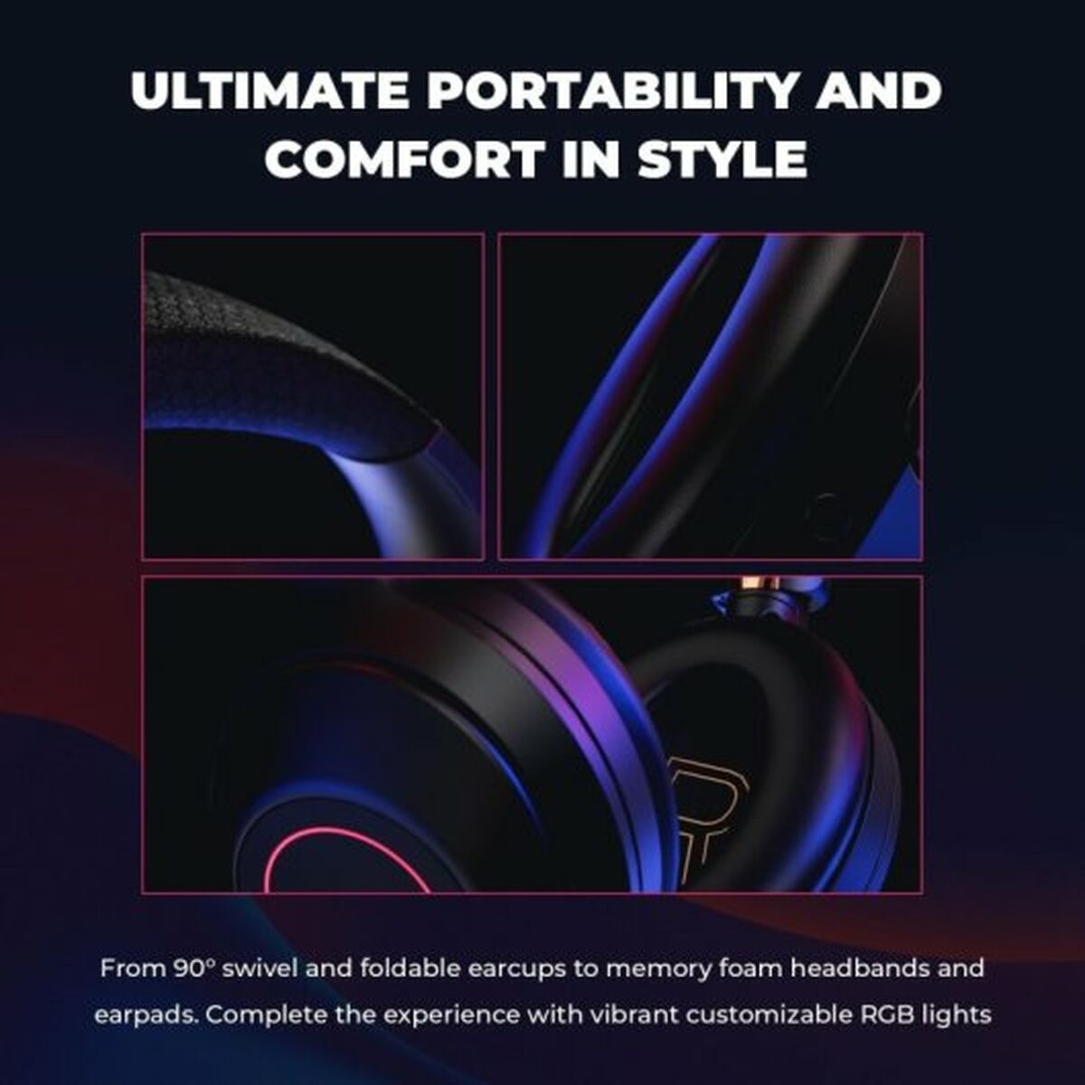 Наушники с микрофоном Creative Technology Zen Hybrid Pro Чёрный-3