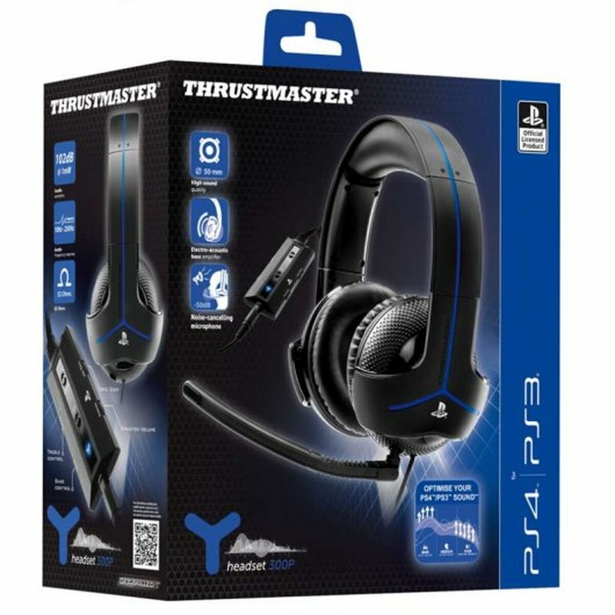 Наушники с микрофоном Thrustmaster Y-300P  Чёрный-5