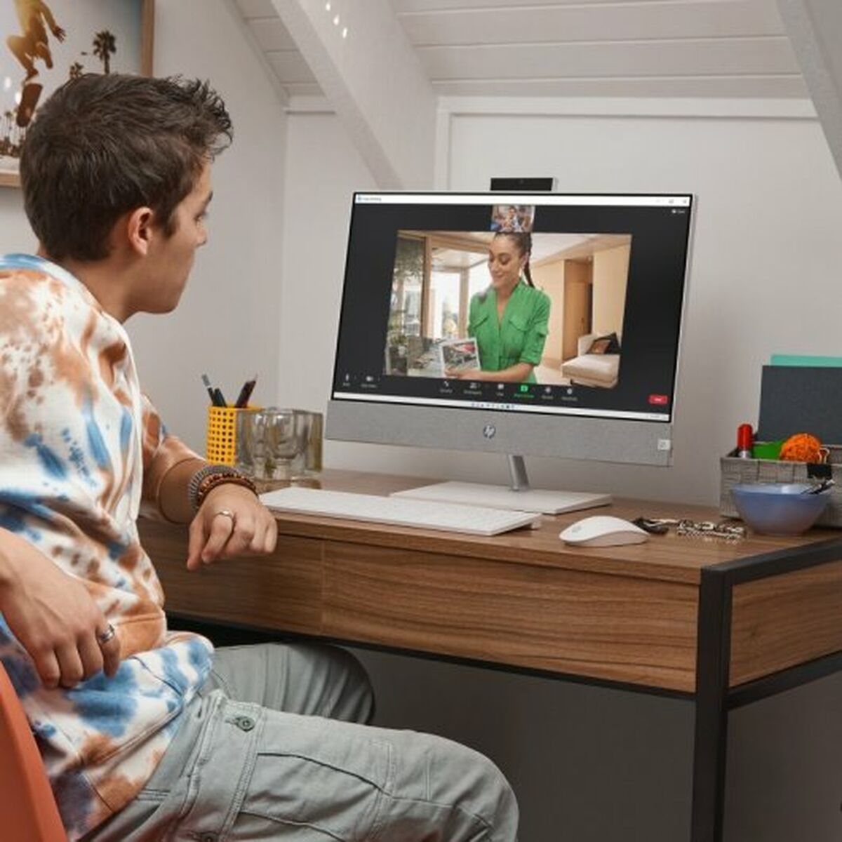 Всё-в-одном HP Pavilion 27-CA2064NS NVIDIA GeForce RTX 3050 27 16 GB RAM 1 TB SSD-8