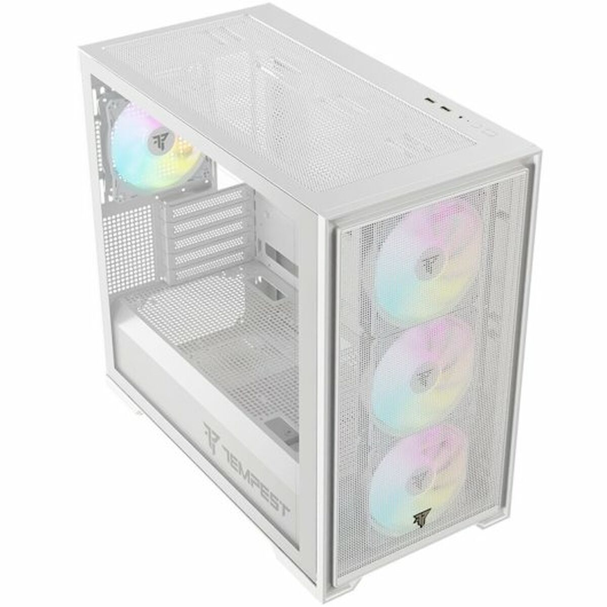 Блок полубашня ATX Galileo Tempest Stronghold  Белый-4