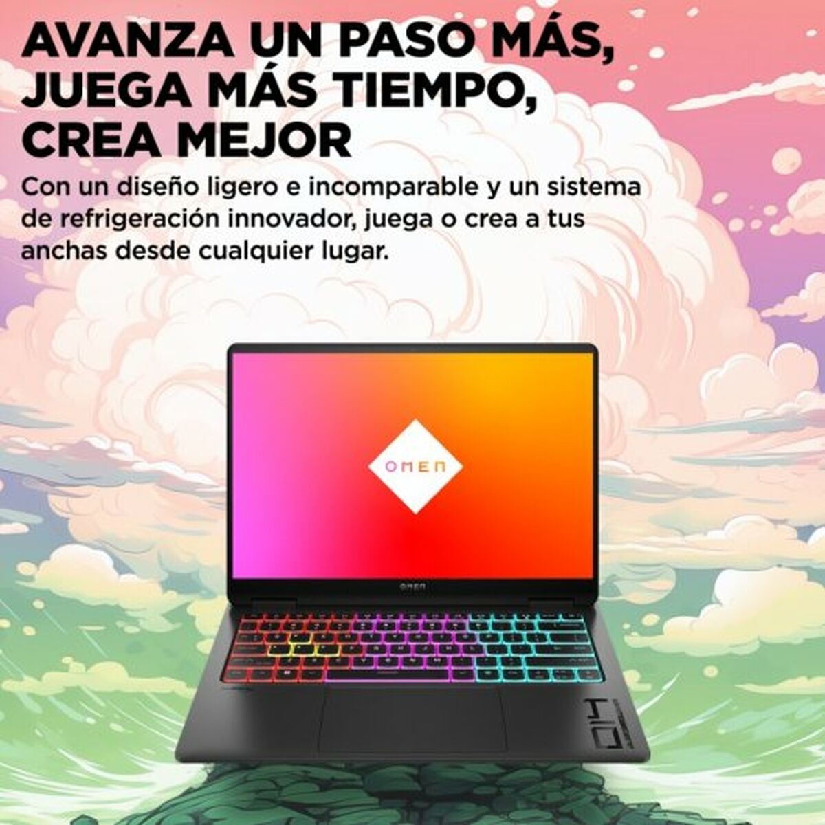 Ноутбук HP OMEN Transcend 14-fb0000ns 14 Intel Evo Core Ultra 7 155H 16 GB RAM 1 TB SSD Nvidia Geforce RTX 4060-5